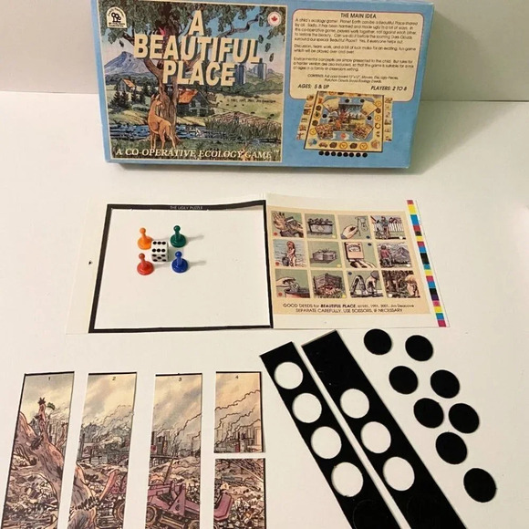 2001 A Beautiful Place A Co-operative Ecology Board Game  Complete - Picture 9 of 12